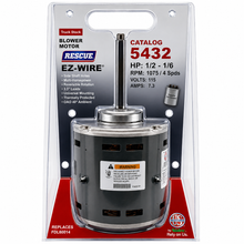 Load image into Gallery viewer, US Motors Fan &amp; Blower Motors (HVAC/R)  5432 - 1/2 HP - 115 V - 1075 RPM - Single phase
