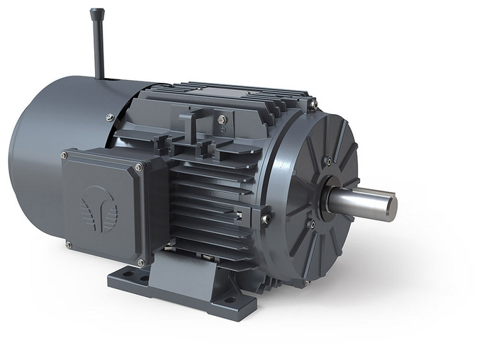 BMG0072F-TD BRAKE MOTORS 7.5 HP, 3600 RPM, 3 Phase, 575V, 213TD Rigid/D-Flange, TEFC