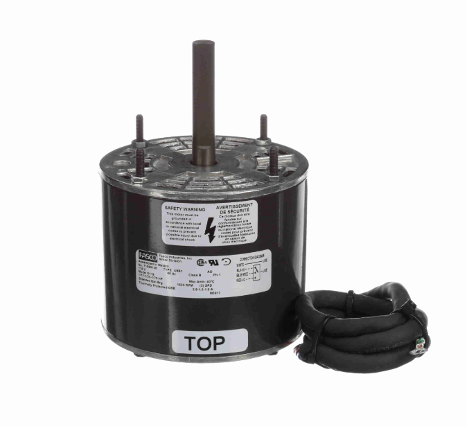 D119 FASCO 1/11 HP 1500 RPM 3 SPEED 115 VOLTS